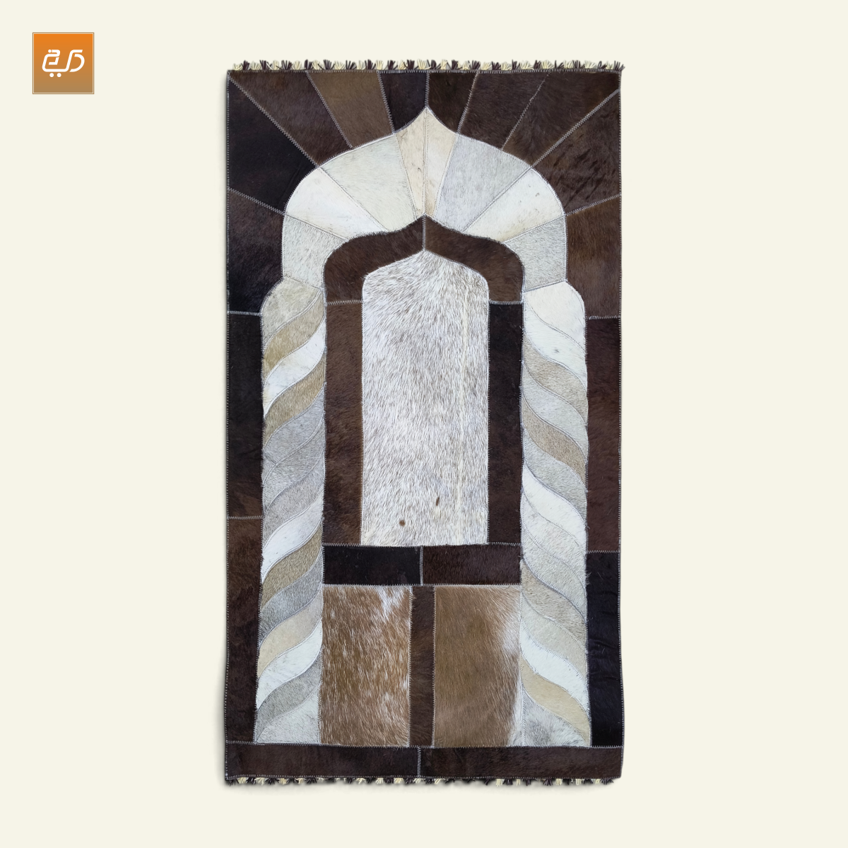Handcrafted Goat Leather Janamaz | Designer Prayer Mat