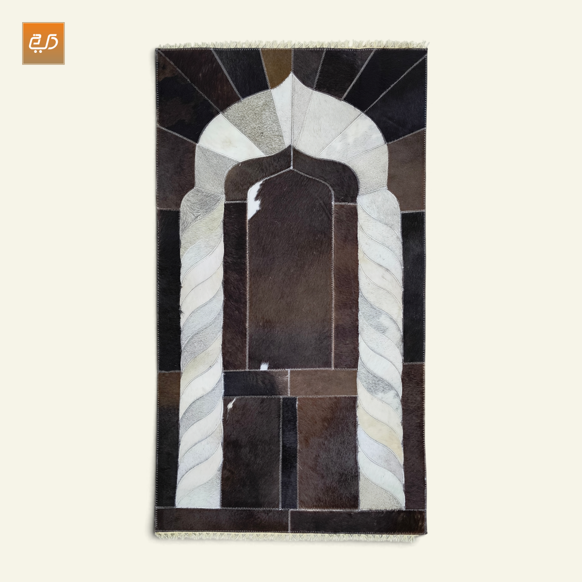 Handcrafted Goat Leather Janamaz | Designer Prayer Mat