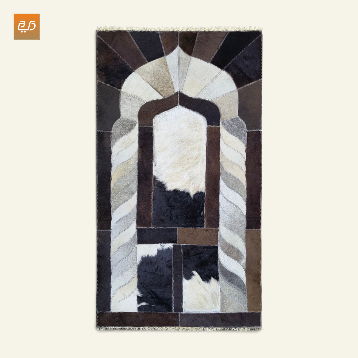 Handcrafted Goat Leather Janamaz | Designer Prayer Mat