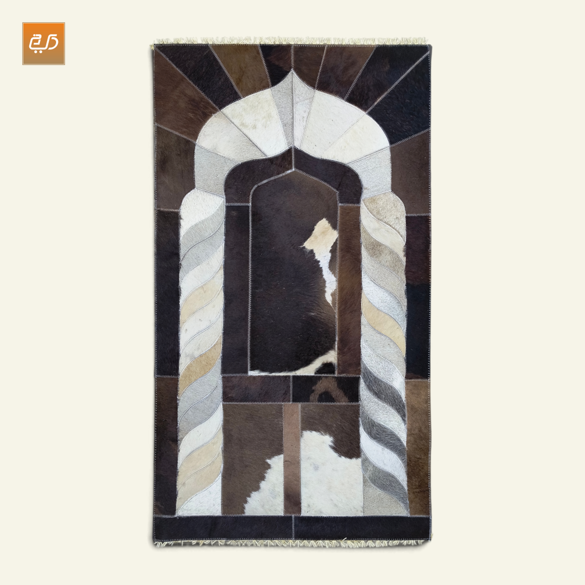 Handcrafted Goat Leather Janamaz | Designer Prayer Mat
