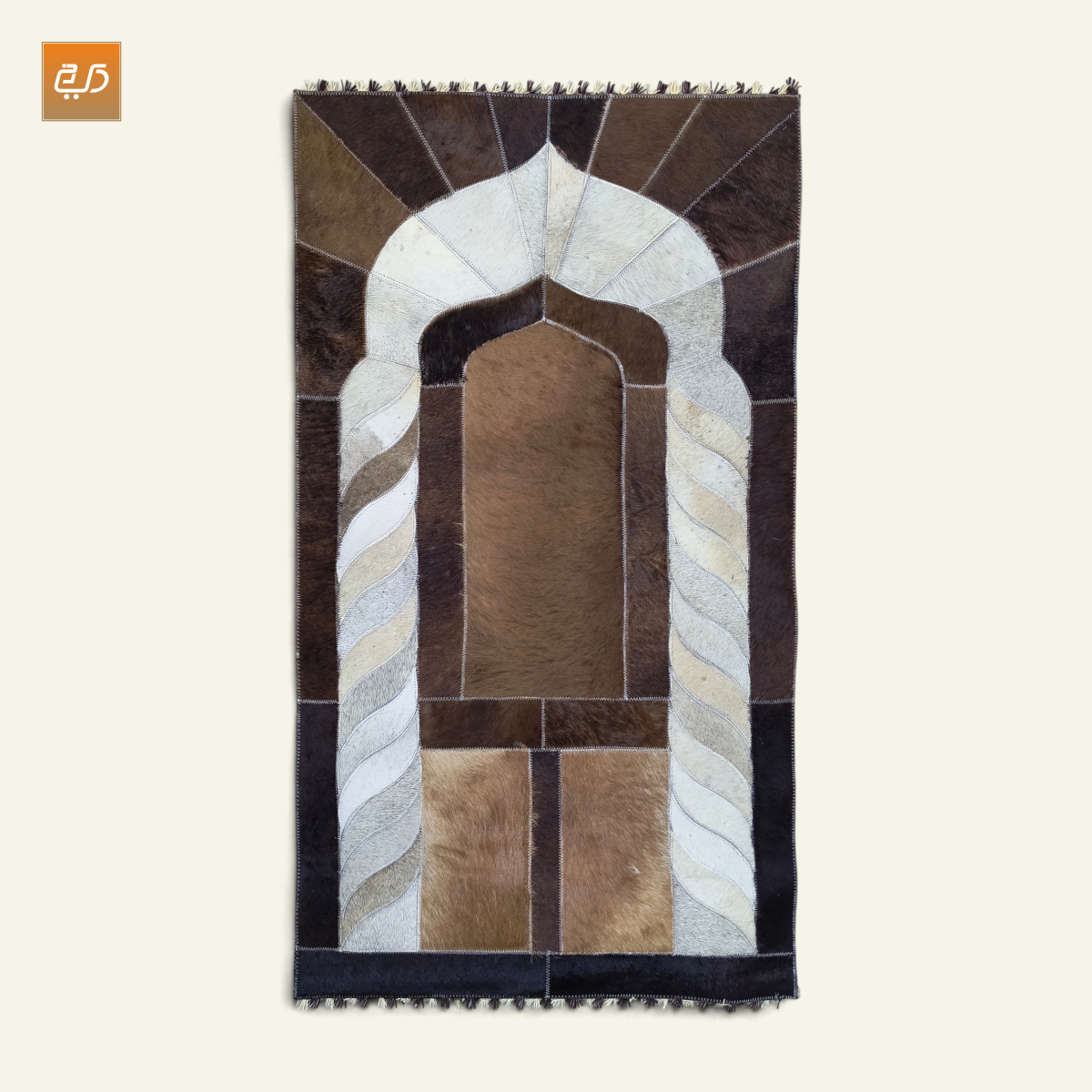 Handcrafted Goat Leather Janamaz | Designer Prayer Mat