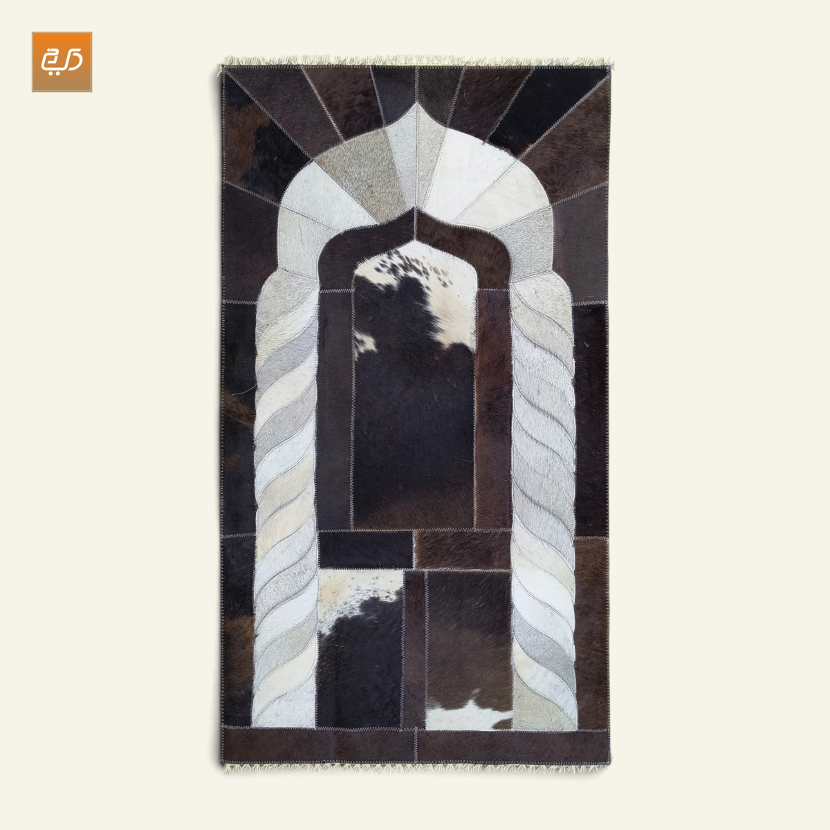 Handcrafted Goat Leather Janamaz | Designer Prayer Mat