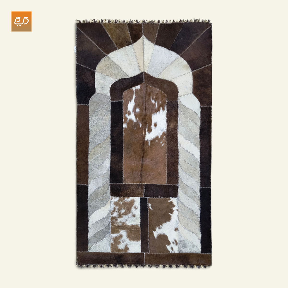 Handcrafted Goat Leather Janamaz | Designer Prayer Mat