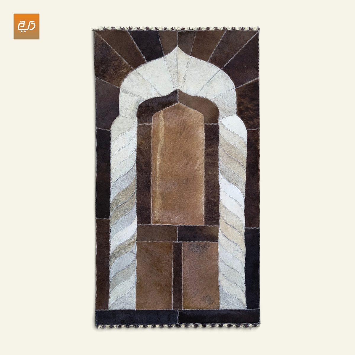 Handcrafted Goat Leather Janamaz | Designer Prayer Mat