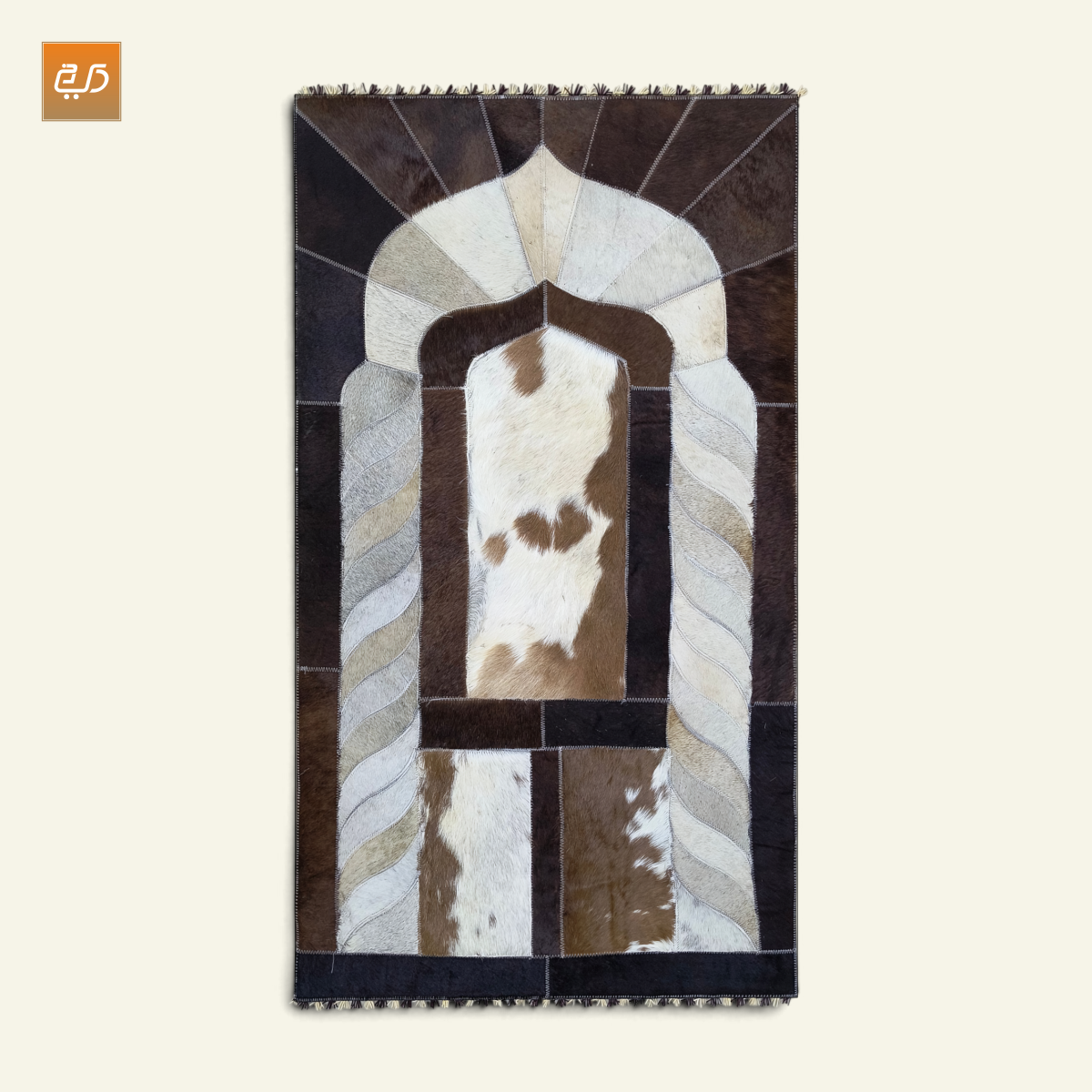 Handcrafted Goat Leather Janamaz | Designer Prayer Mat