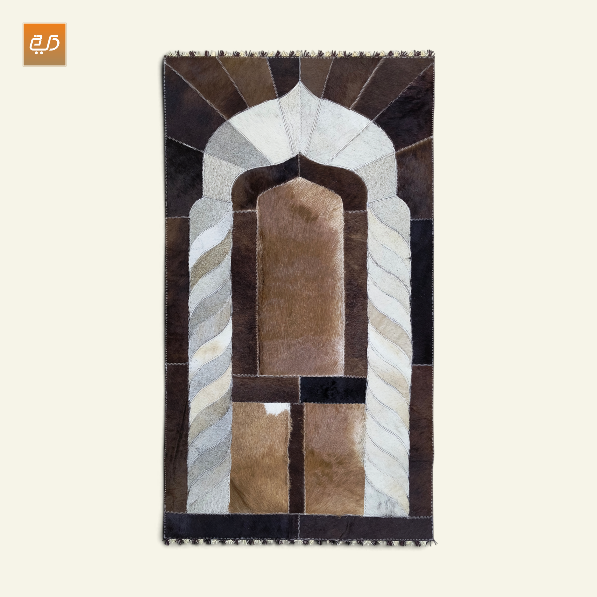 Handcrafted Goat Leather Janamaz | Designer Prayer Mat