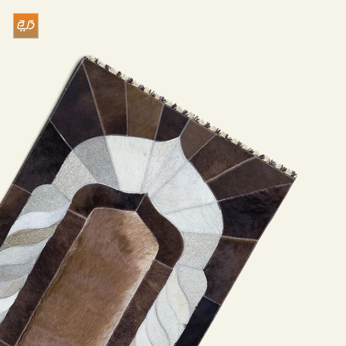 Handcrafted Goat Leather Janamaz | Designer Prayer Mat