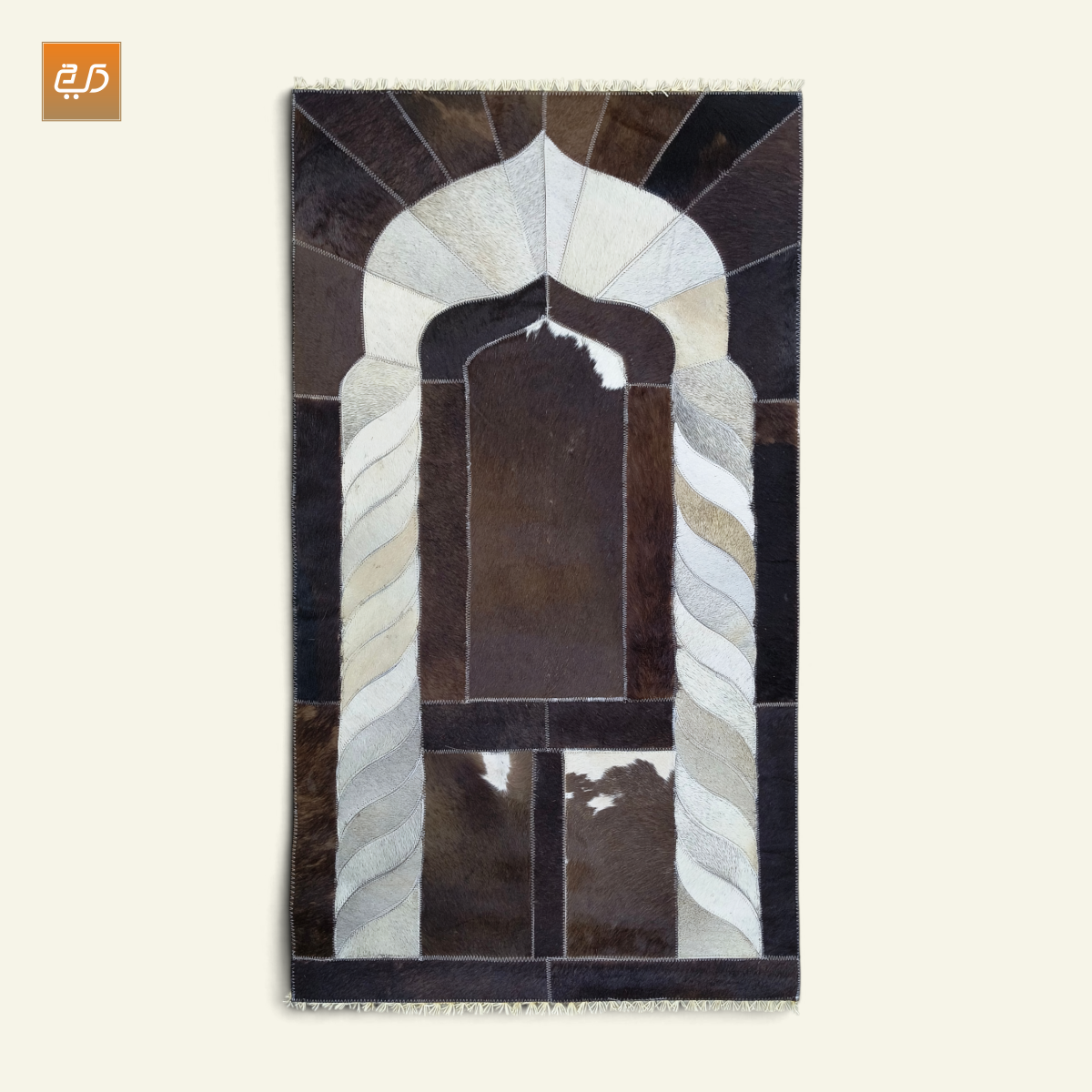 Handcrafted Goat Leather Janamaz | Designer Prayer Mat