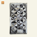 Abstract Arch Design Handcrafted Goat Leather Janamaz