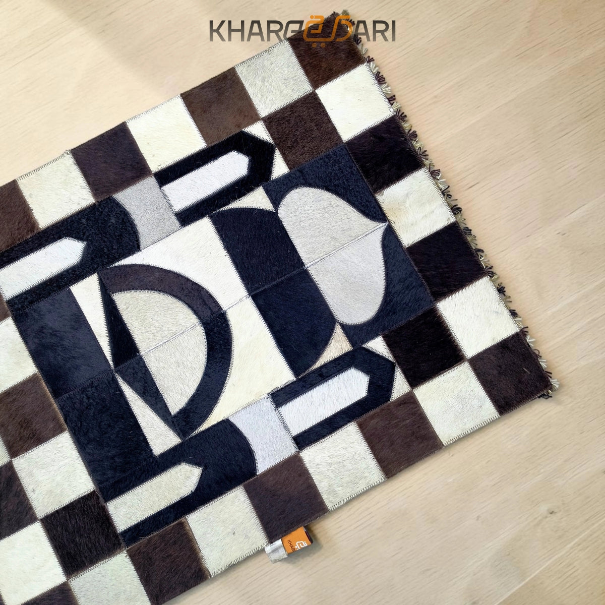Pure Leather Janamaz with Natural Goat Hair – Masjid Design