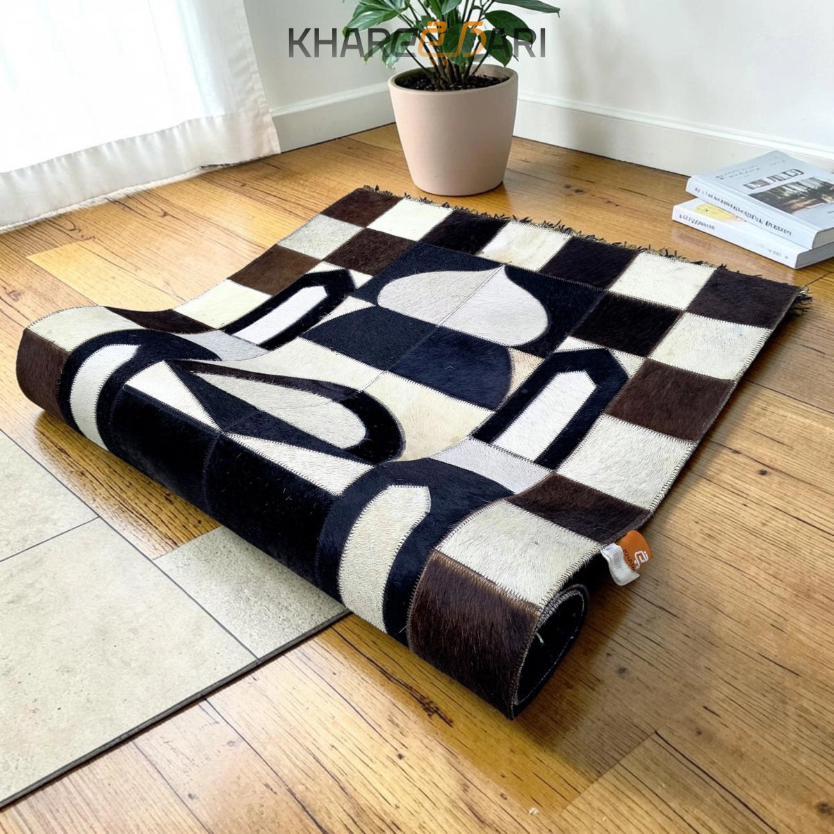 Pure Leather Janamaz with Natural Goat Hair – Masjid Design