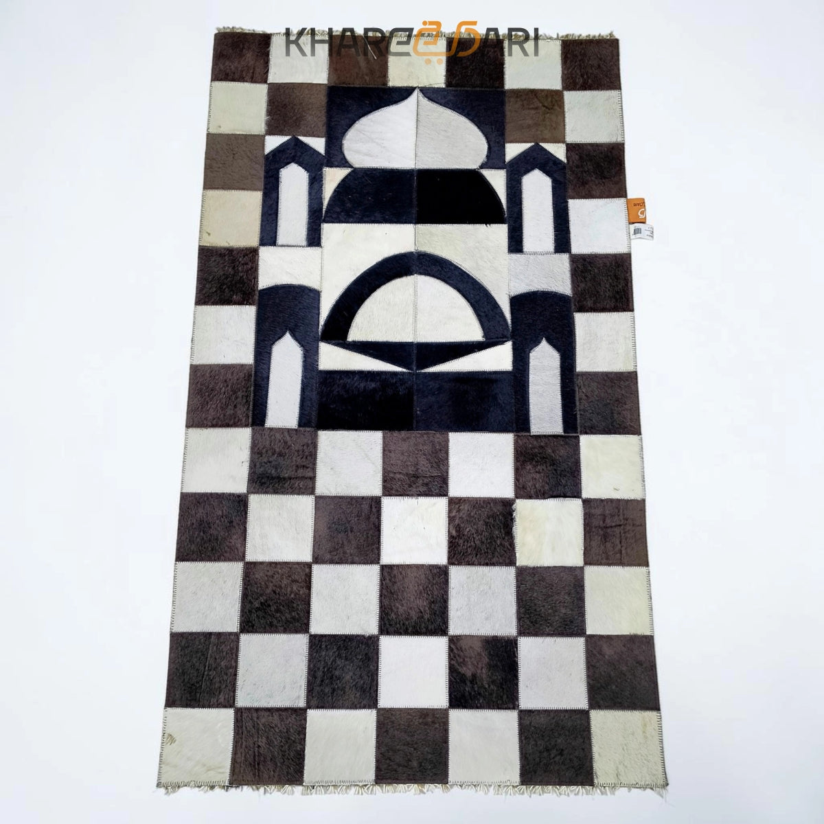 Pure Leather Janamaz with Natural Goat Hair – Masjid Design