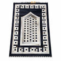 Designer Leather Prayer Mat with Real Goat Hair | Premium Luxury Janamaz
