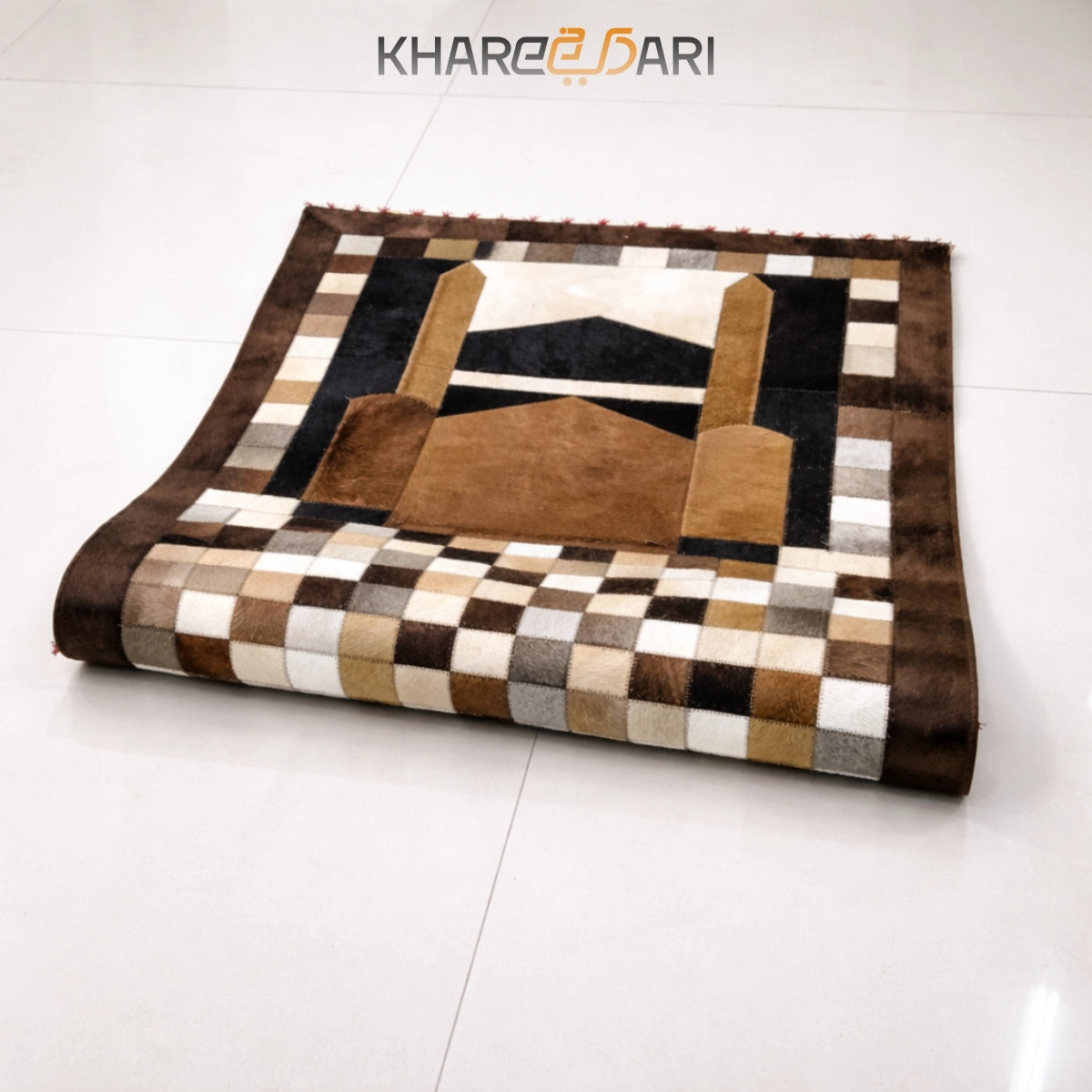 Luxury Handmade Leather Janamaz | Soft Goat Hair