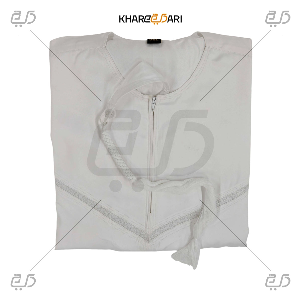 White Omani Tassel Thobe