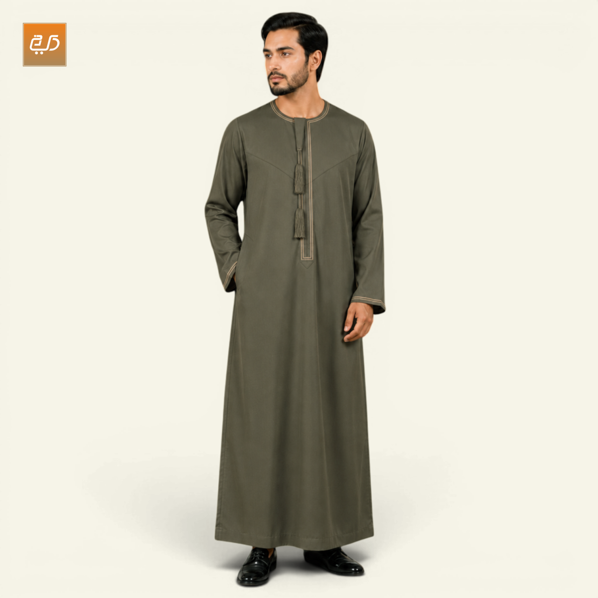 Premium Embroidered Omani Jubba