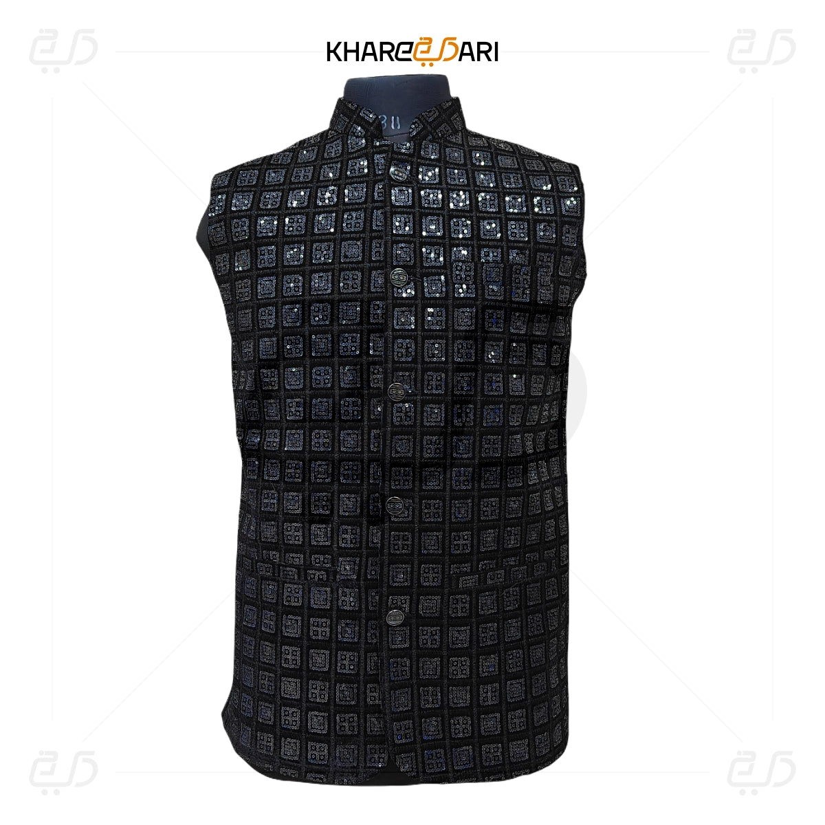 Sequence Velvet Nehru Jacket (Sadri)