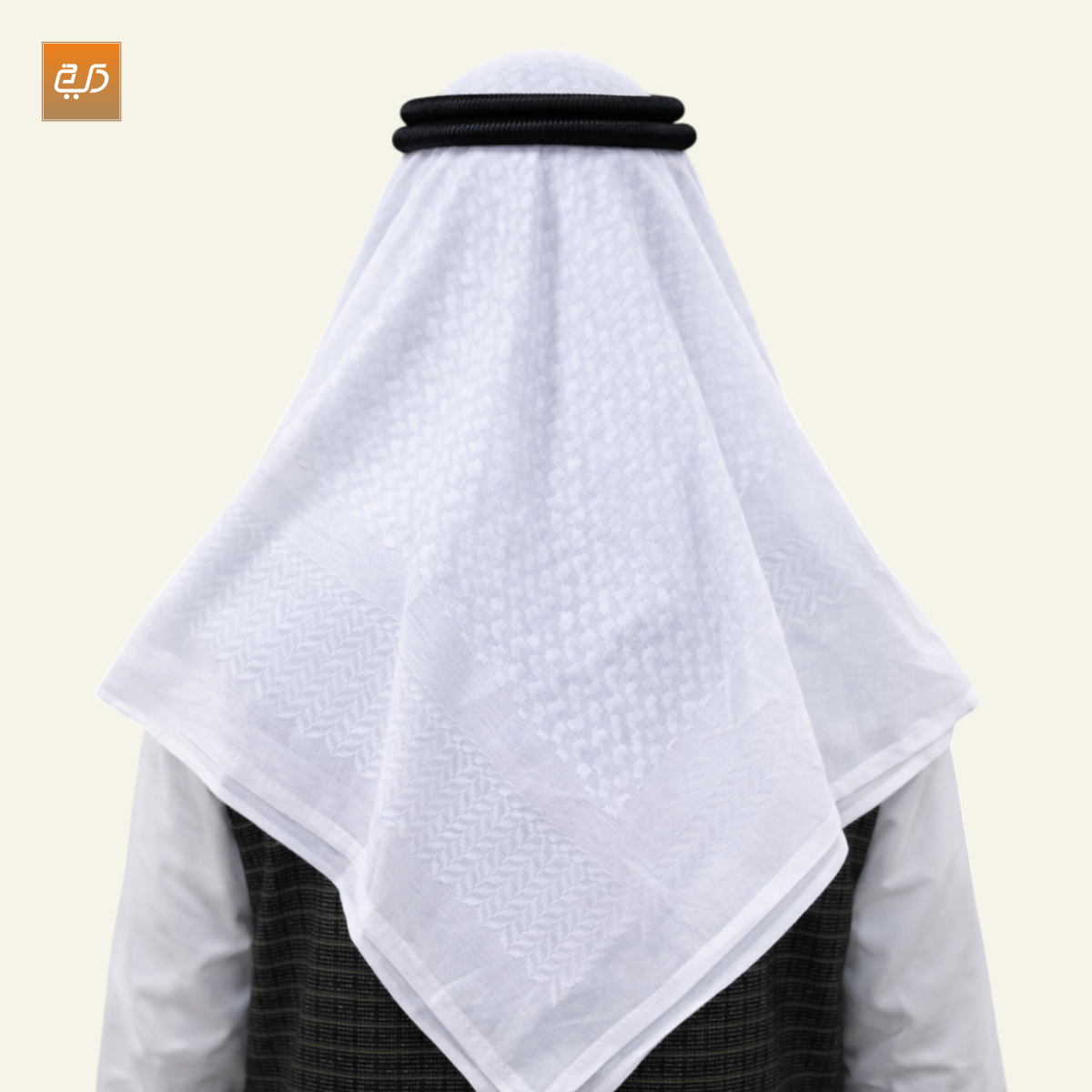 Premium Arabian Shemagh – Traditional Arab Cotton Headscarf
