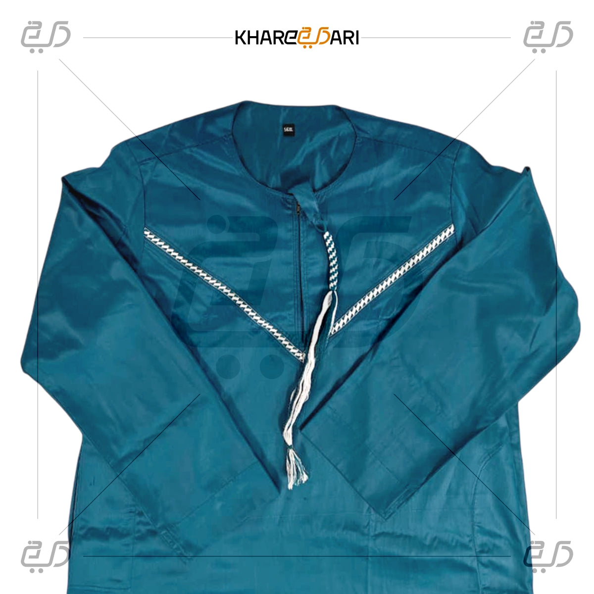 Moroccan V-Stitch Tassel Jubba