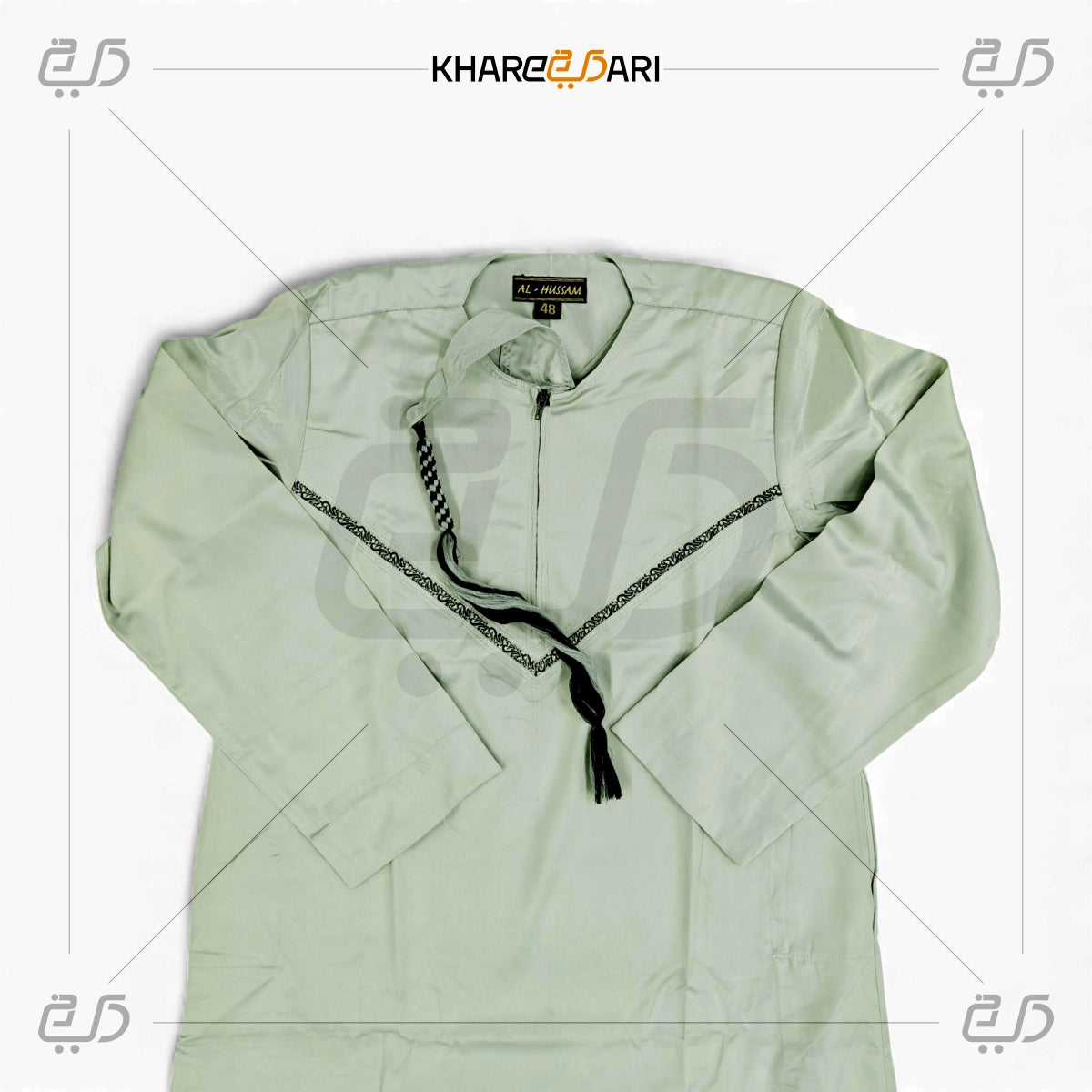 Mint Green Omani Thobe for Men