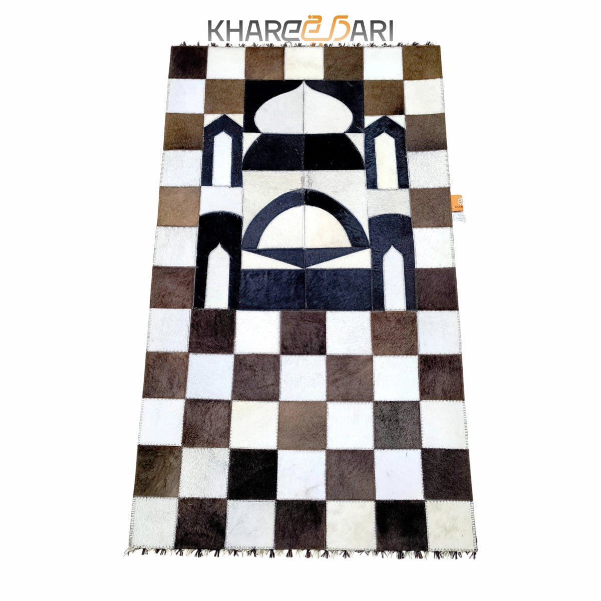 Pure Leather Janamaz with Natural Goat Hair – Masjid Design