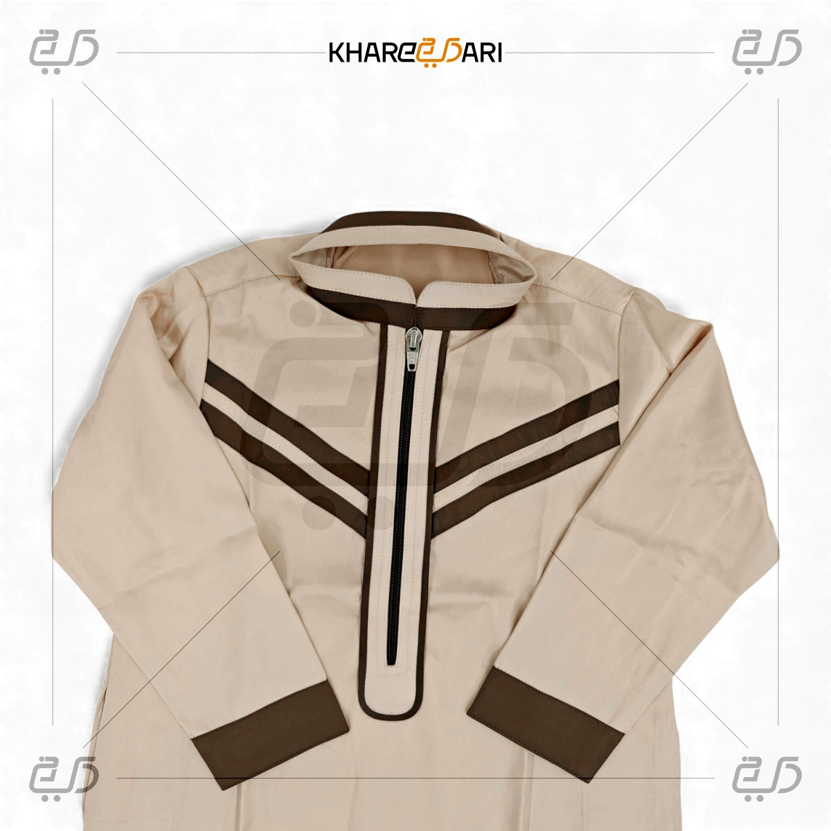 Classic Chevron Panel Zip Jubba