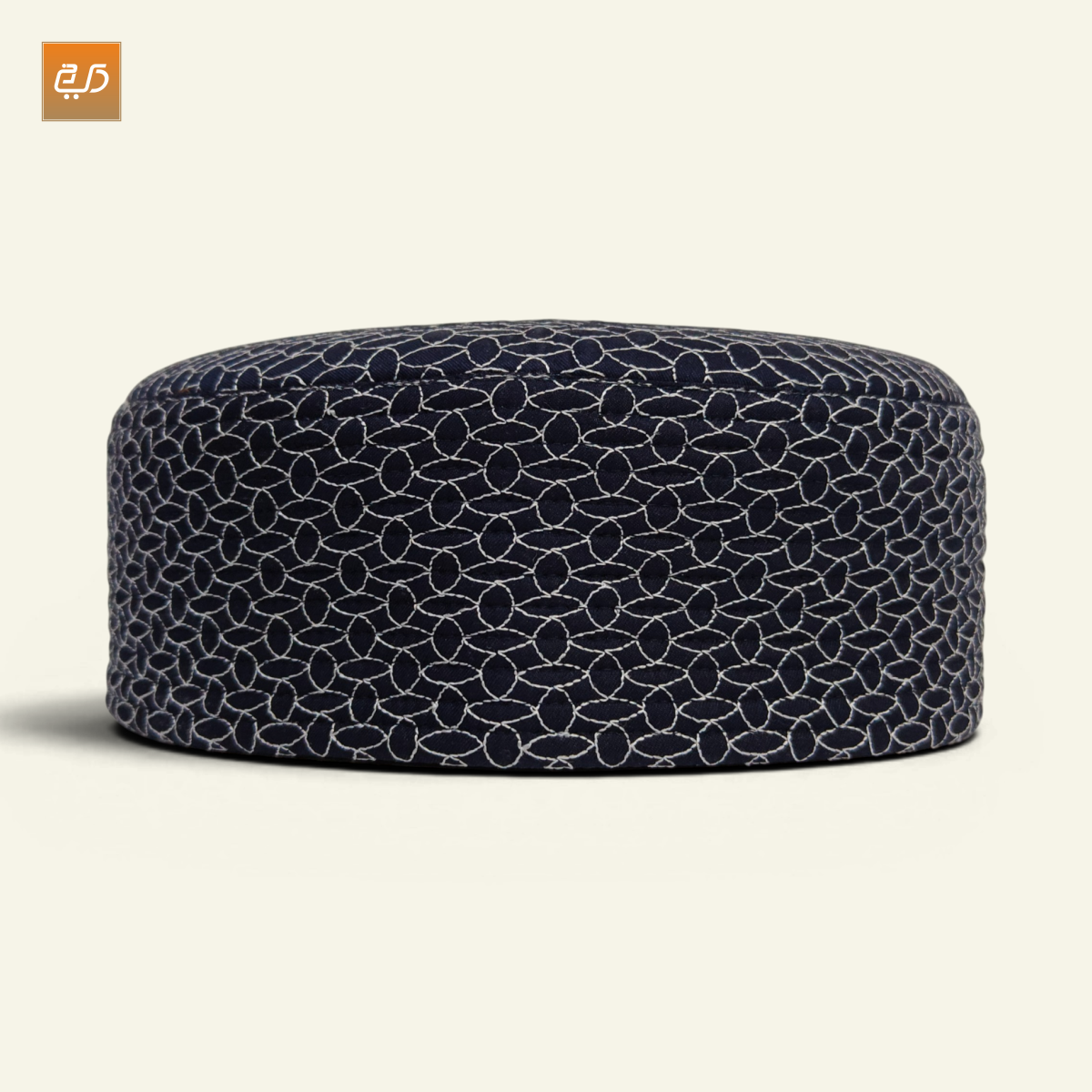 Dual Design Reversible Namaz Cap – Chevron & Geometric Pattern