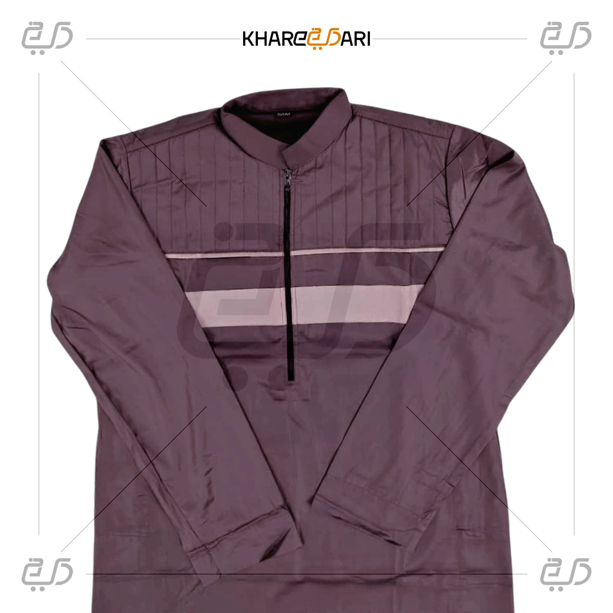 Half-Zip Panel Stripe Jubba