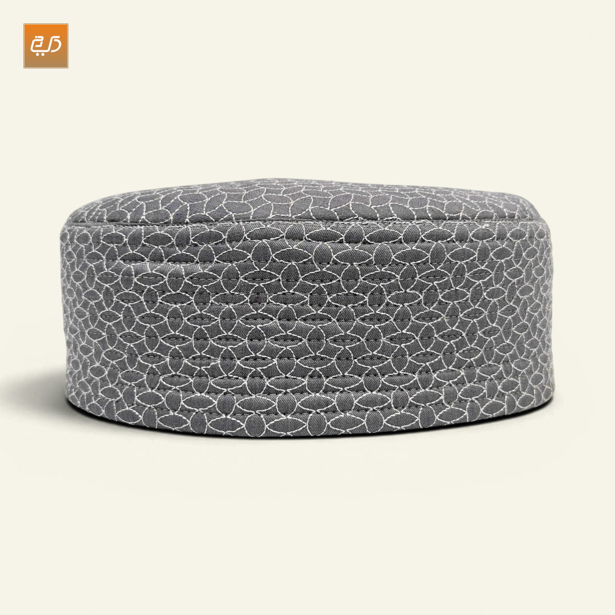 Dual Design Reversible Namaz Cap – Chevron & Geometric Pattern