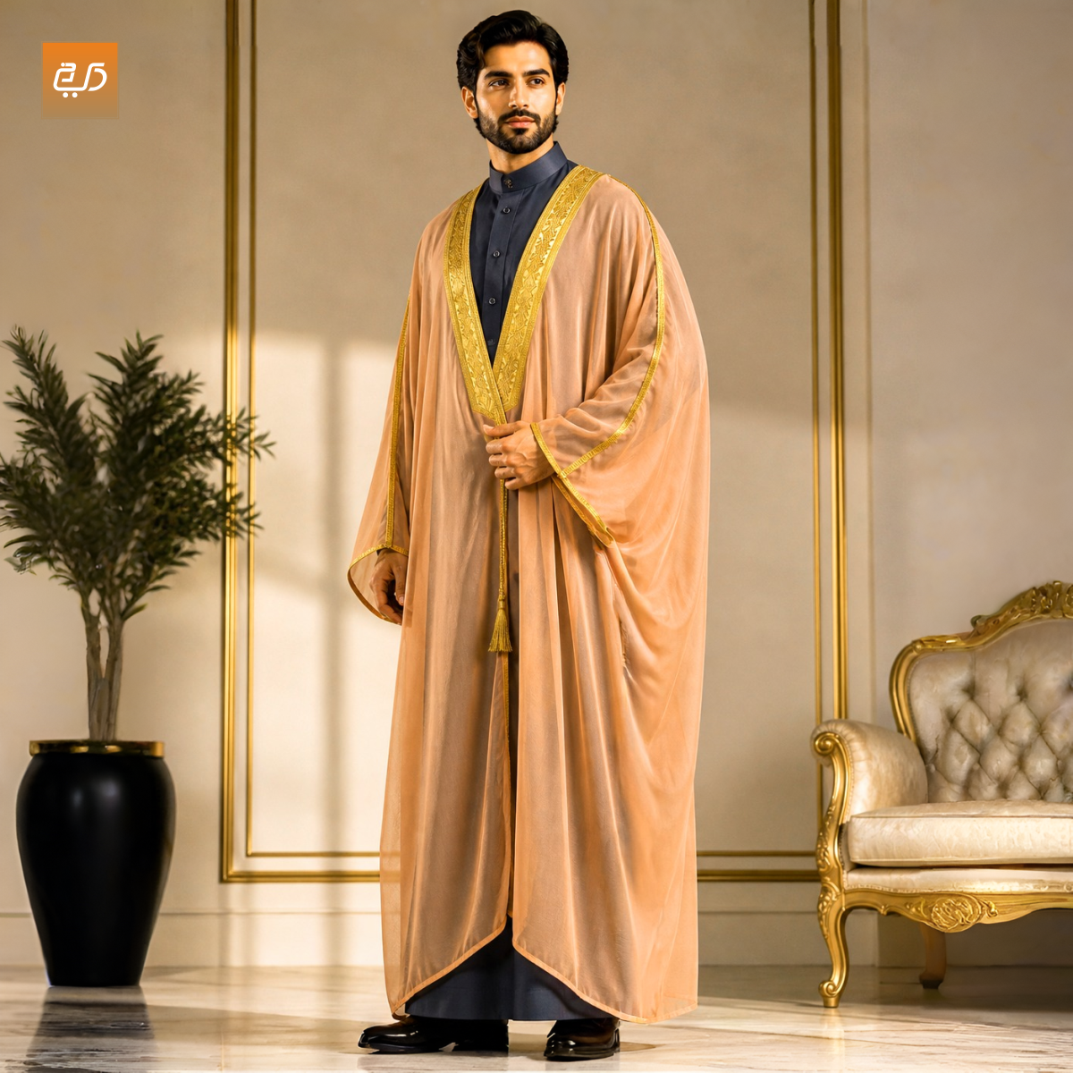 Men`s Arabic Abaya - Bisht - Mishla