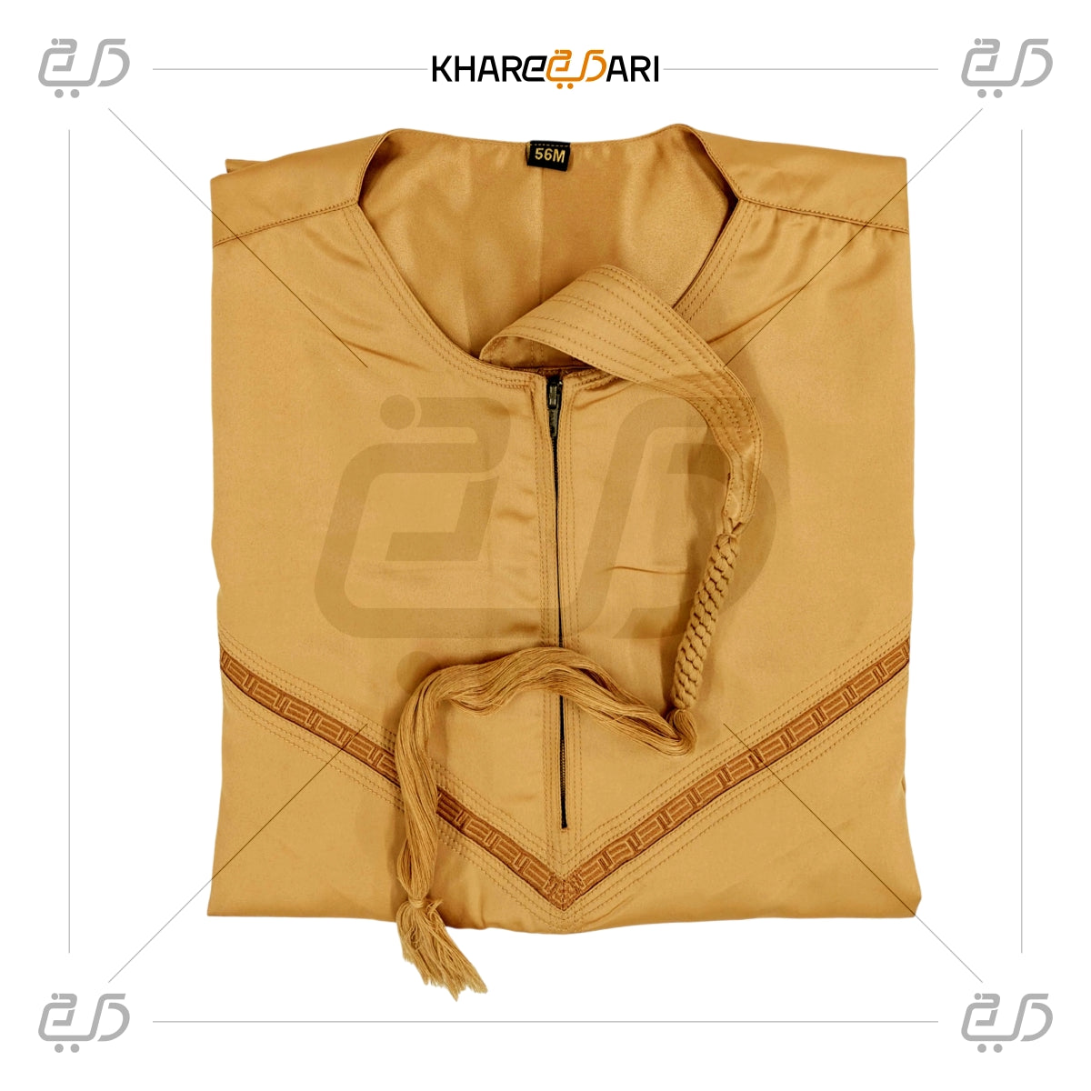 Golden Omani Tassel Thobe