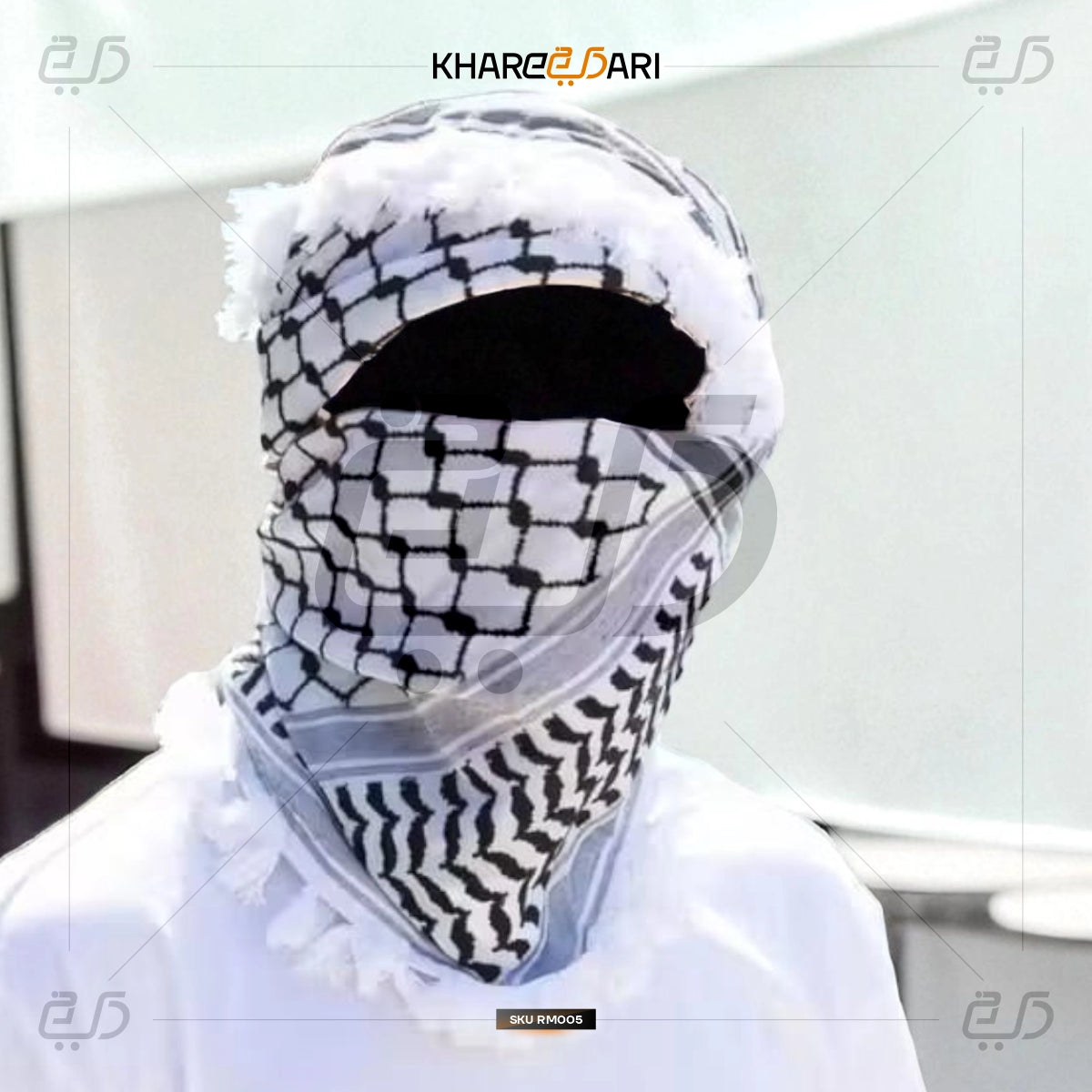 Traditional Palestinian Keffiyeh Scarf