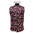 Blossom Printed Nehru Style Waistcoat (Sadri)