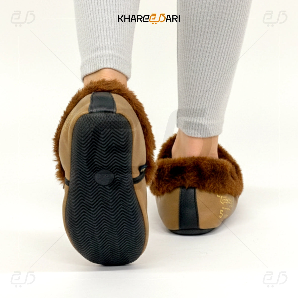 Women Leather Socks | Khuffain