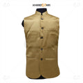 Golden Micro Dot Suiting Waistcoat (Sadri)