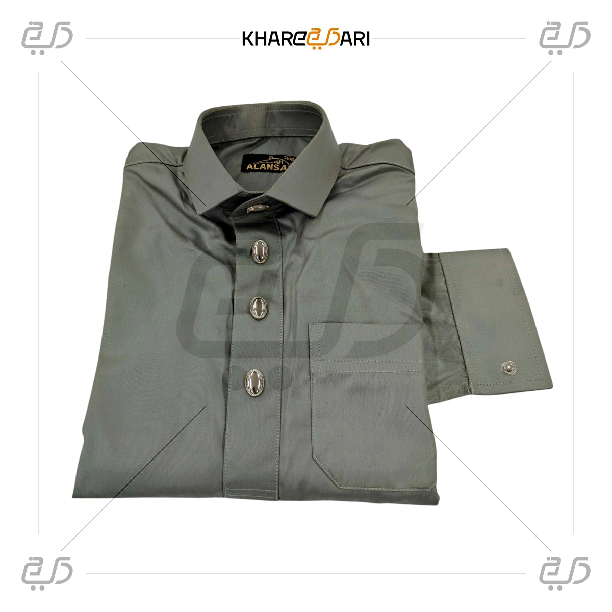 Mint Green Saudi Style Men's Thobe