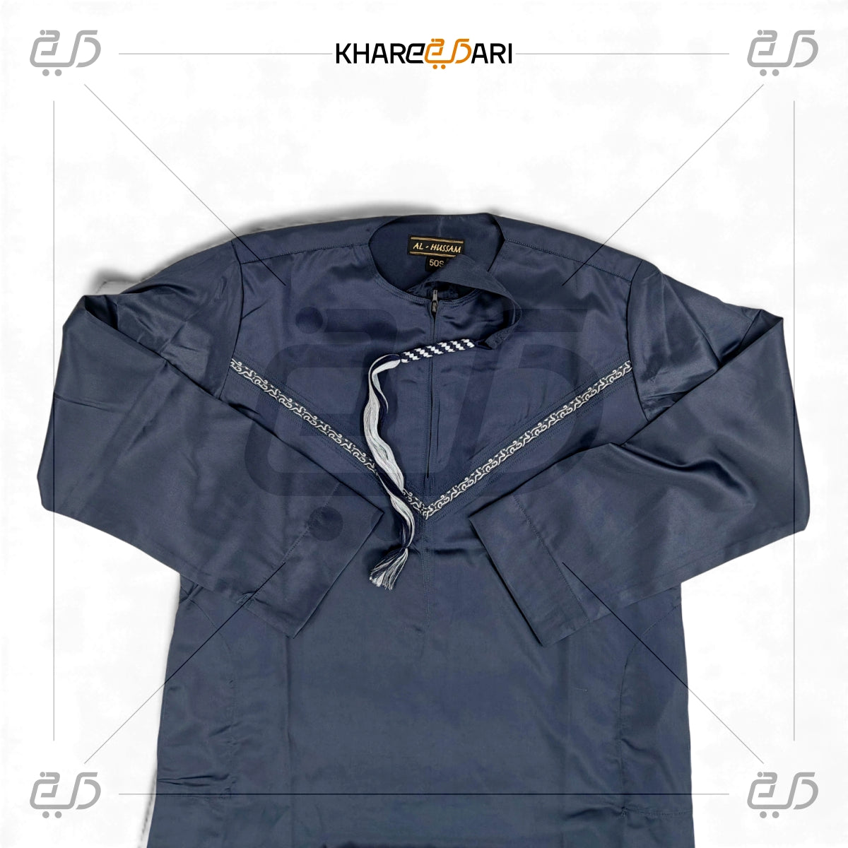 Navy Omani Thobe for Men