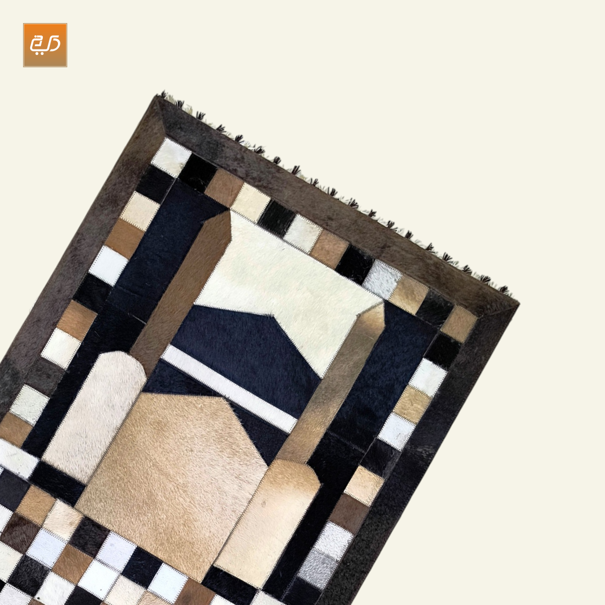 Pure Leather Janamaz — Masjid Design | Goat Hair