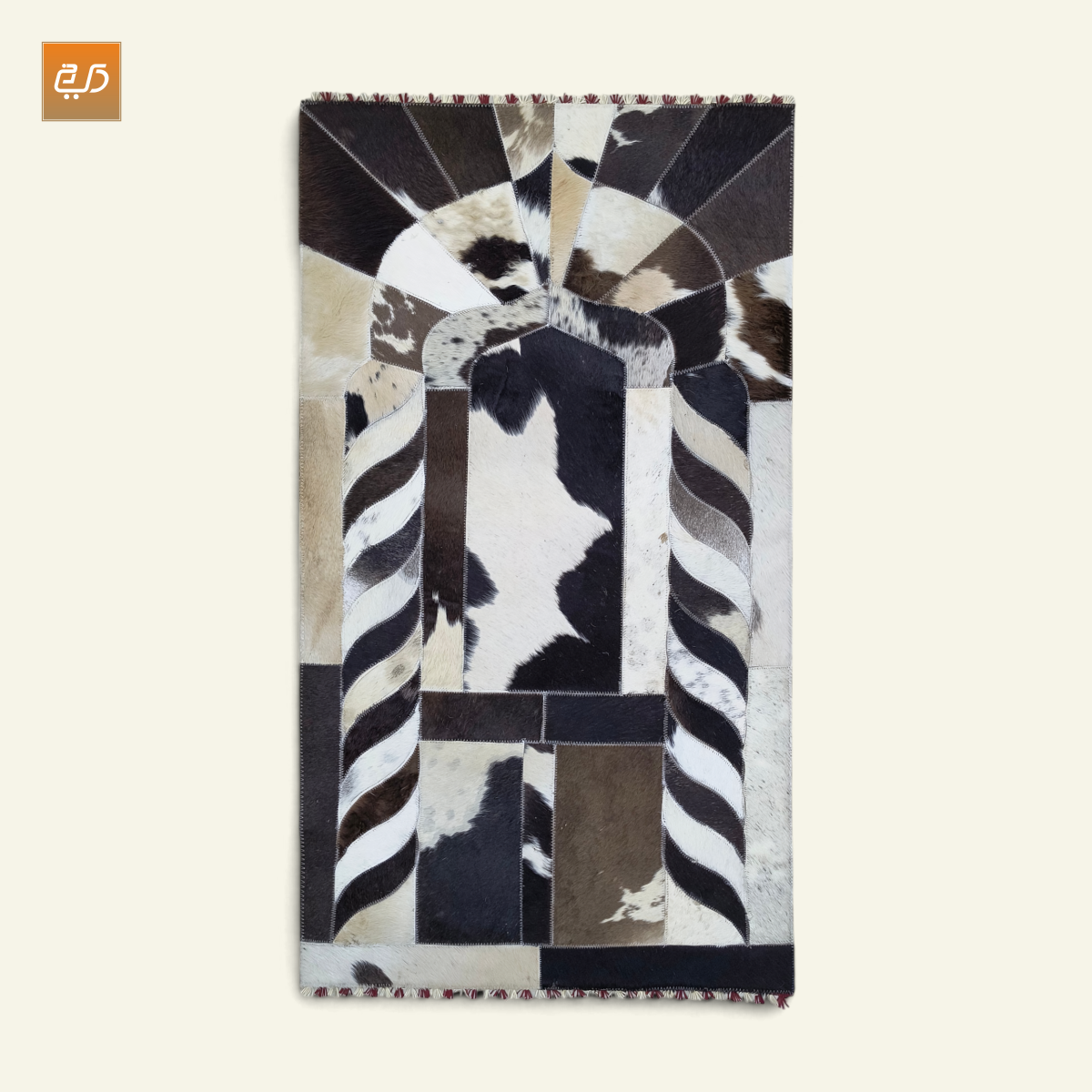 Handmade Leather Janamaz with Goat Hair