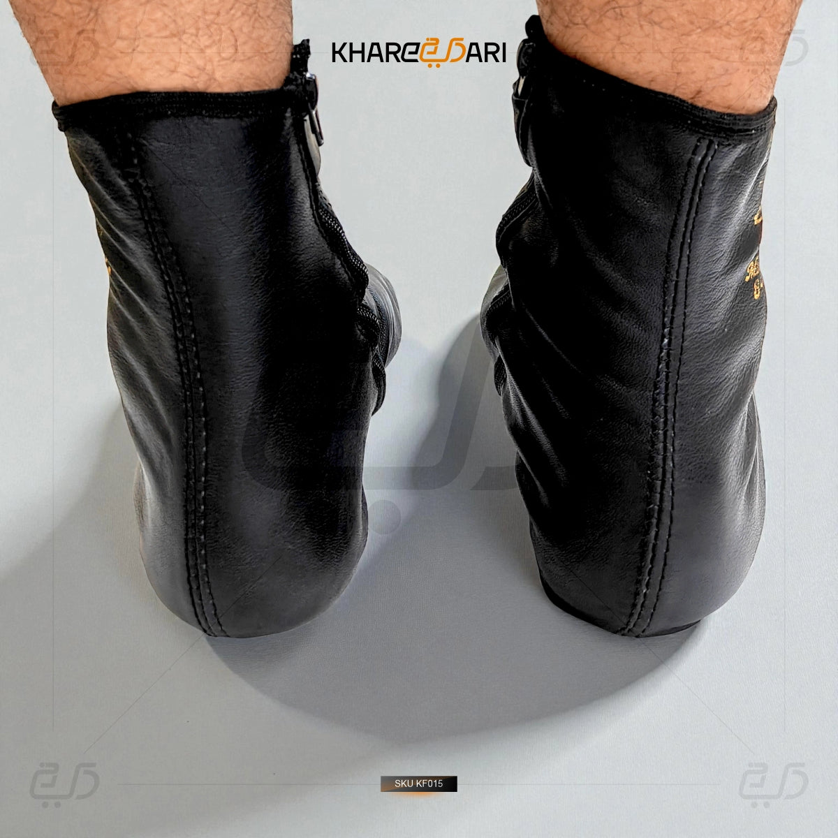 Premium Leather Socks|Khuffain