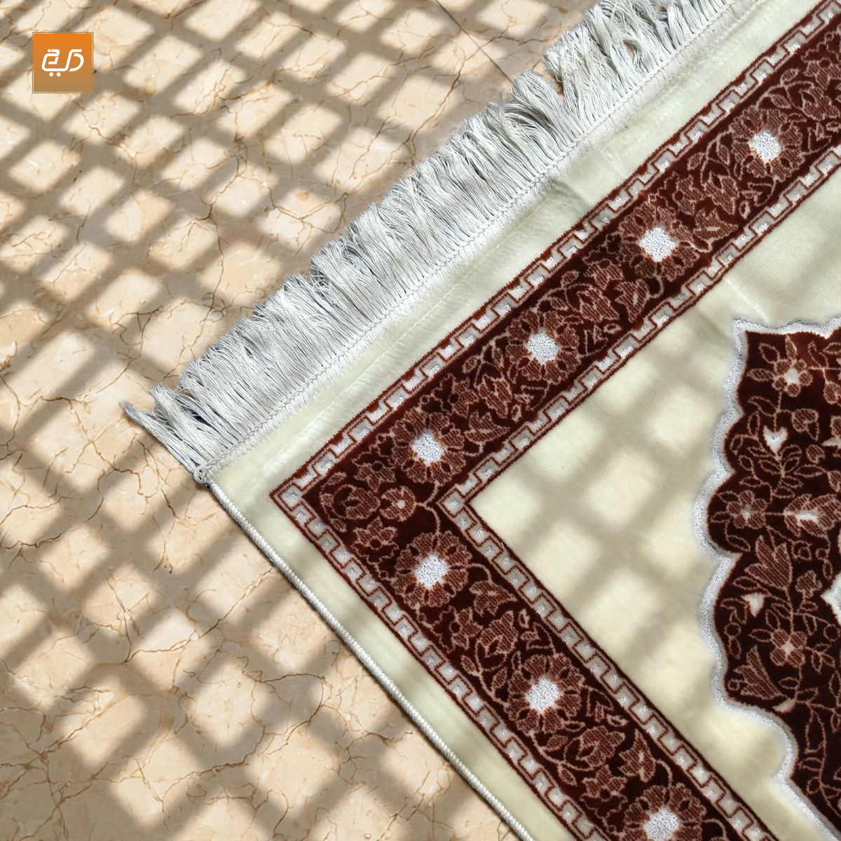 Gradient Mehrab Soft Velvet Janamaz