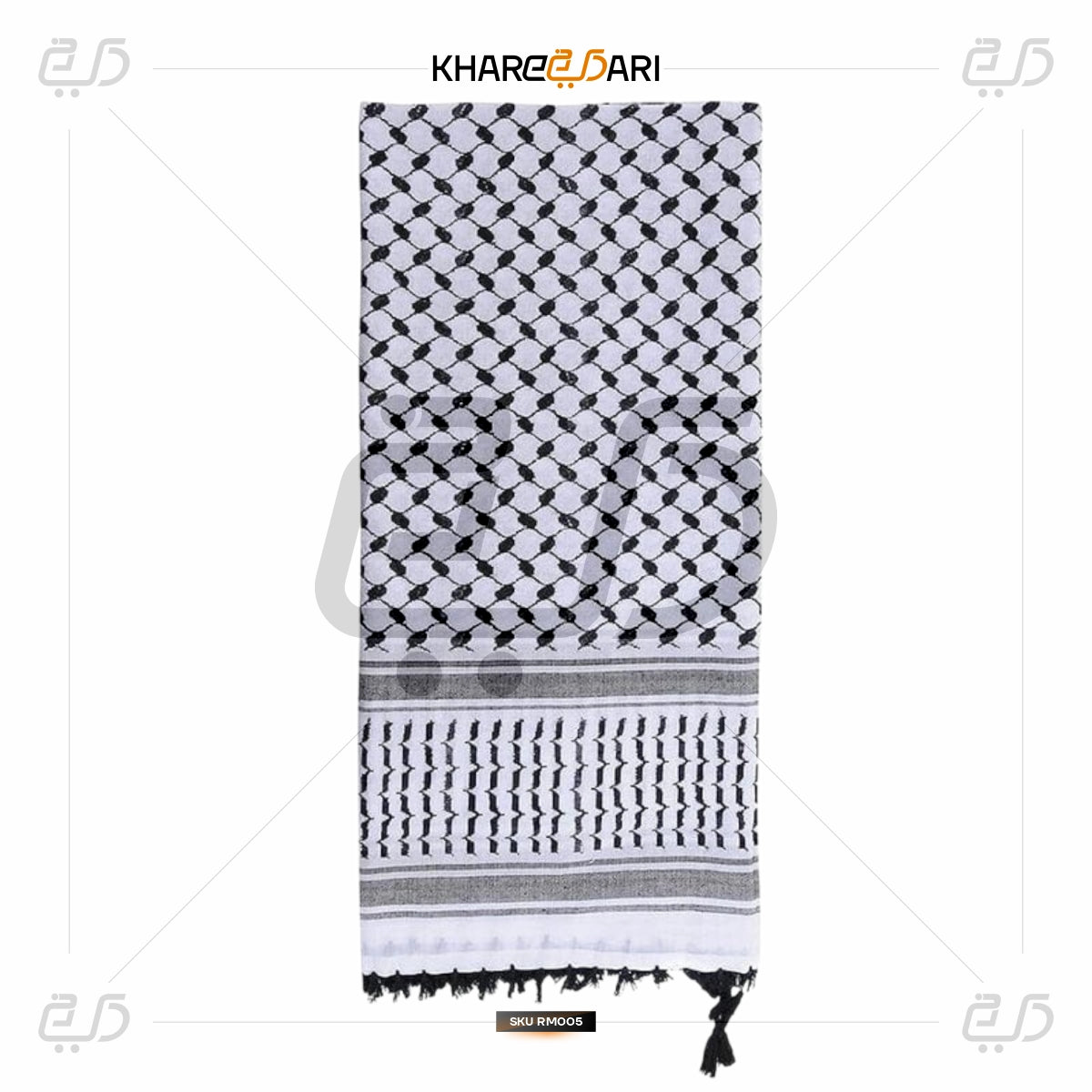 Traditional Palestinian Keffiyeh Scarf