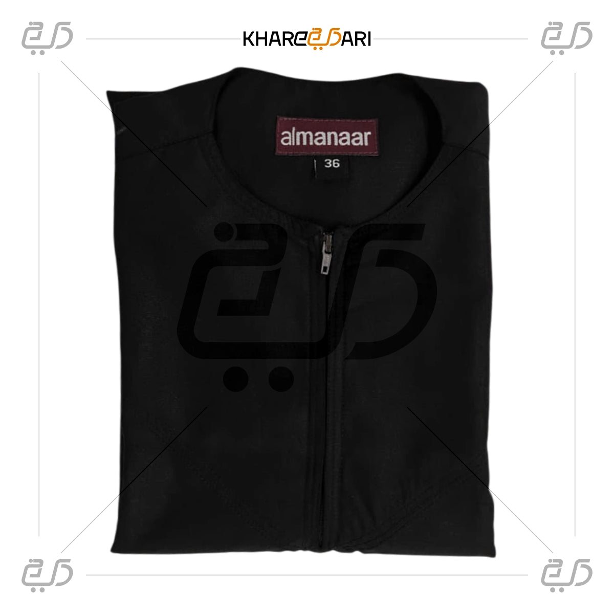 Plain Zip-Neck Saudi Style Jubba