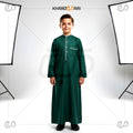 Emerald Green Classic Collar Jubba