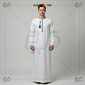 White Premium Omani Tassel Thobe