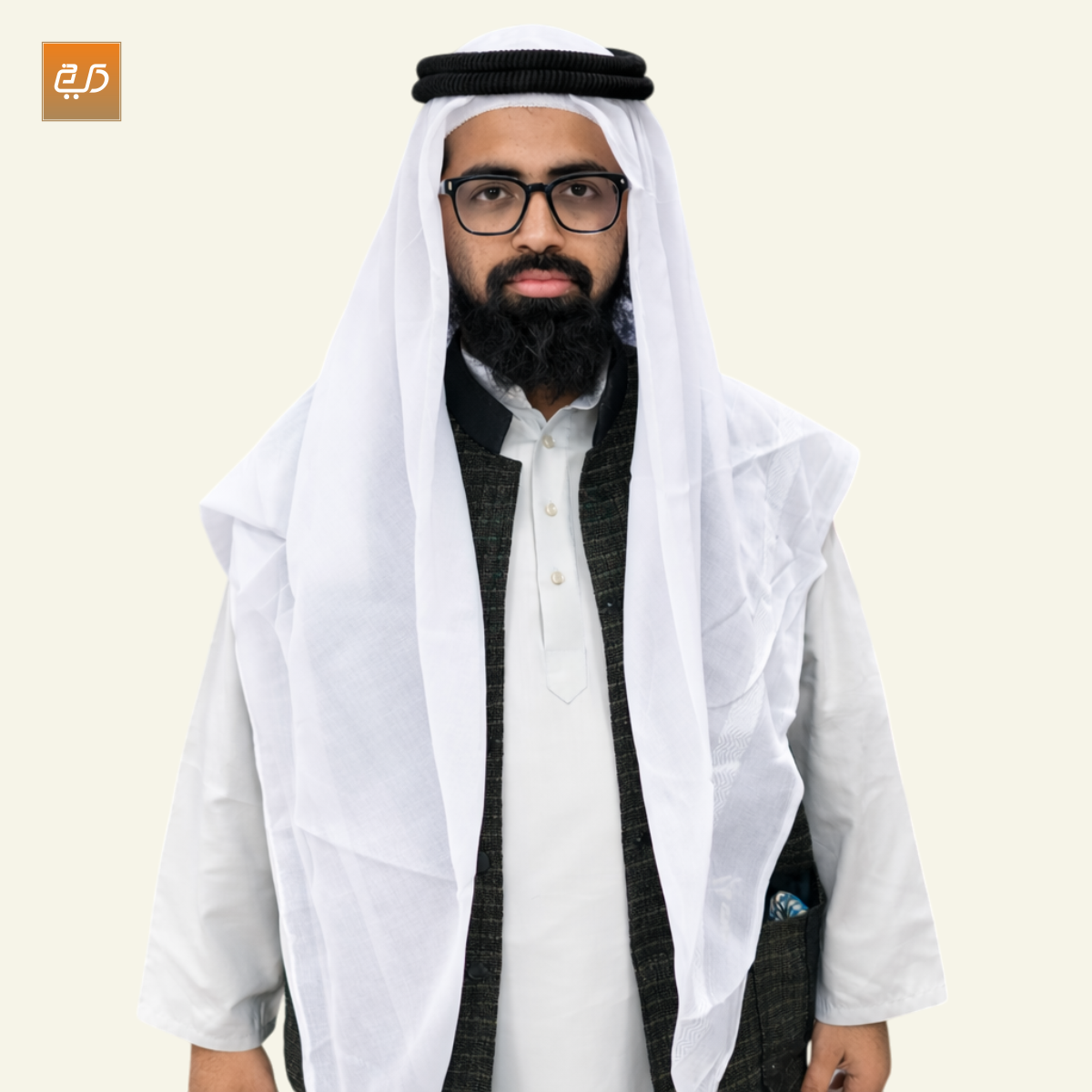 Premium Arabian Shemagh – Traditional Arab Cotton Headscarf