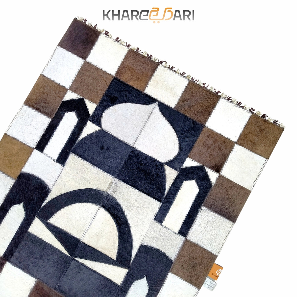 Pure Leather Janamaz with Natural Goat Hair – Masjid Design