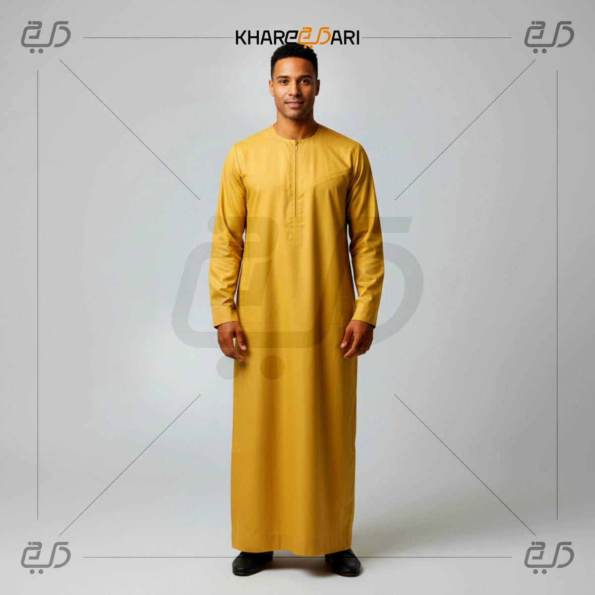 Golden Mustard Classic Omani Jubba