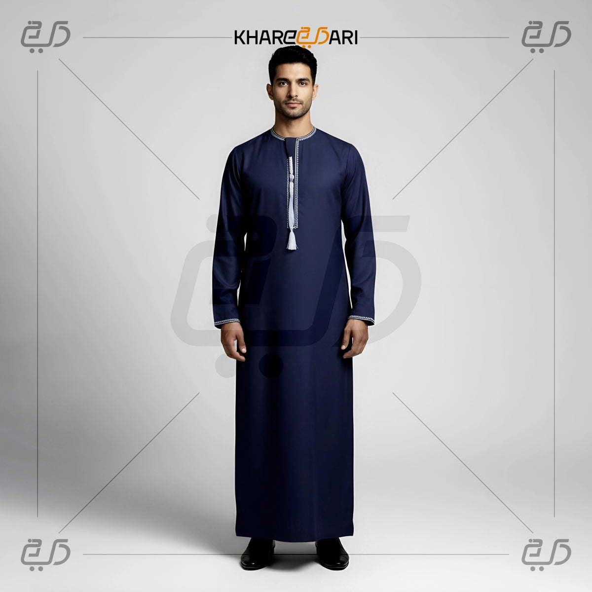 Moroccan Tassel Embroidered Jubba