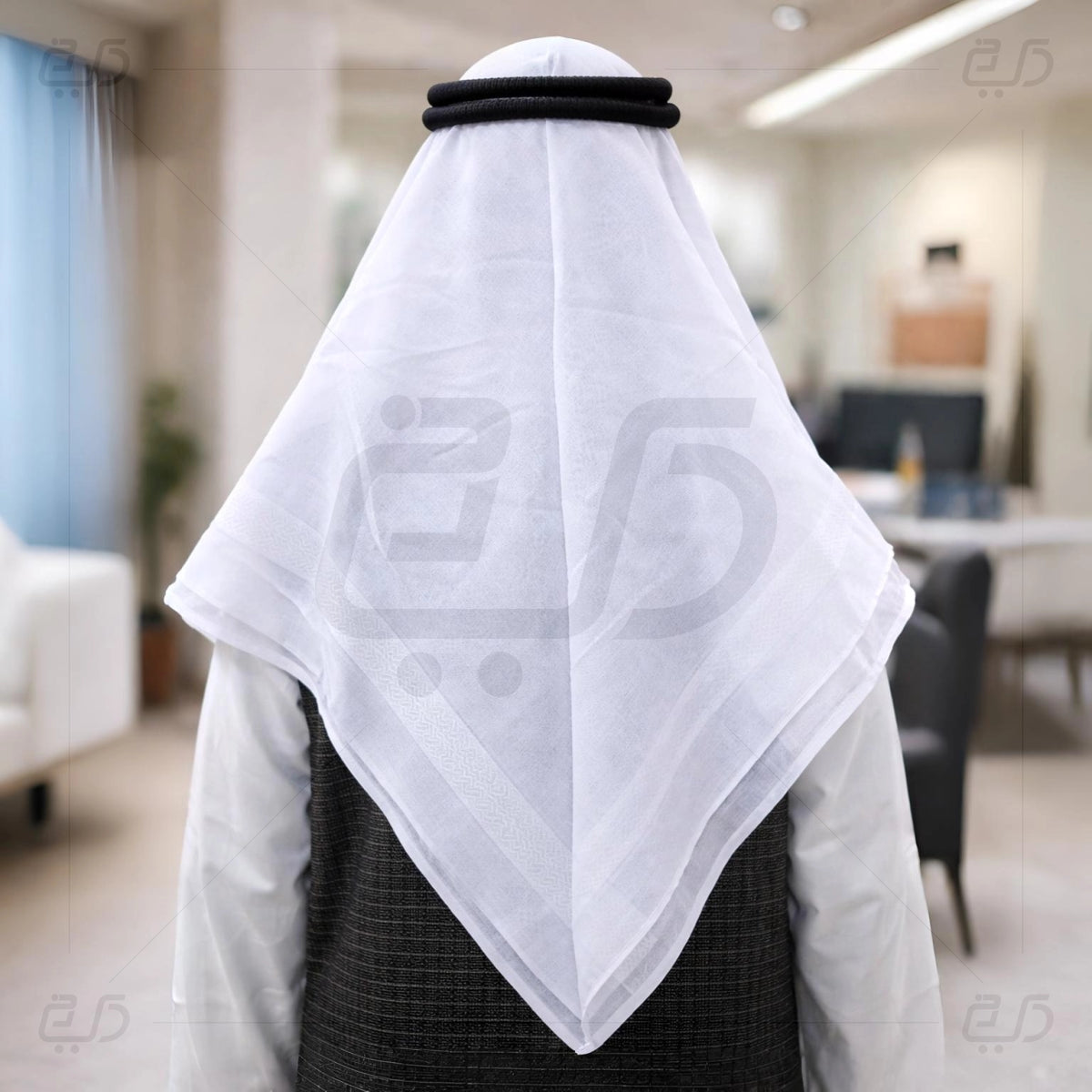 Premium Arabian Shemagh – Traditional Arab Cotton Headscarf